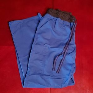 Royally blue scrub pants/bottoms L